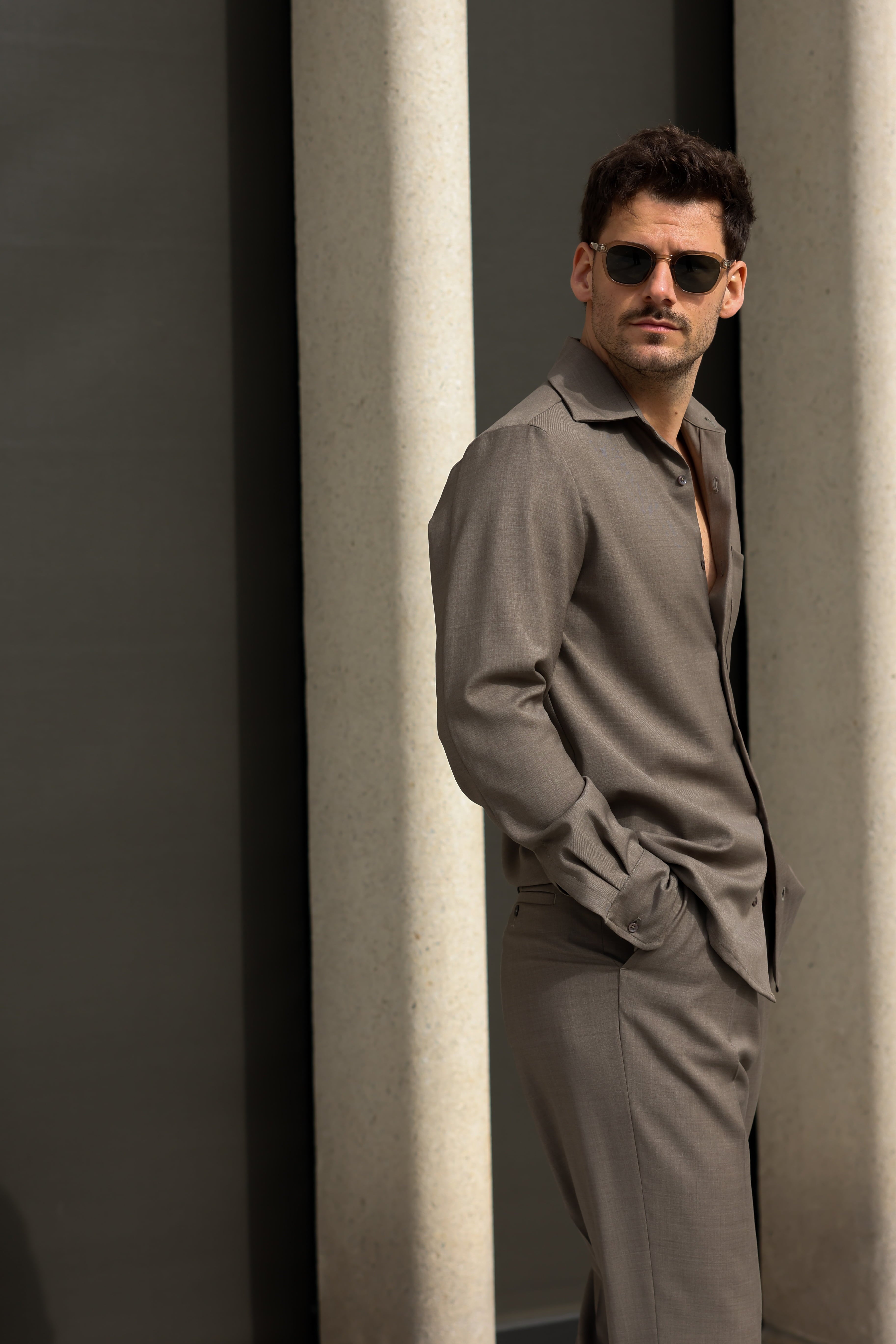 Virgin Wool Shirt x Kevin Lutolf – Olive