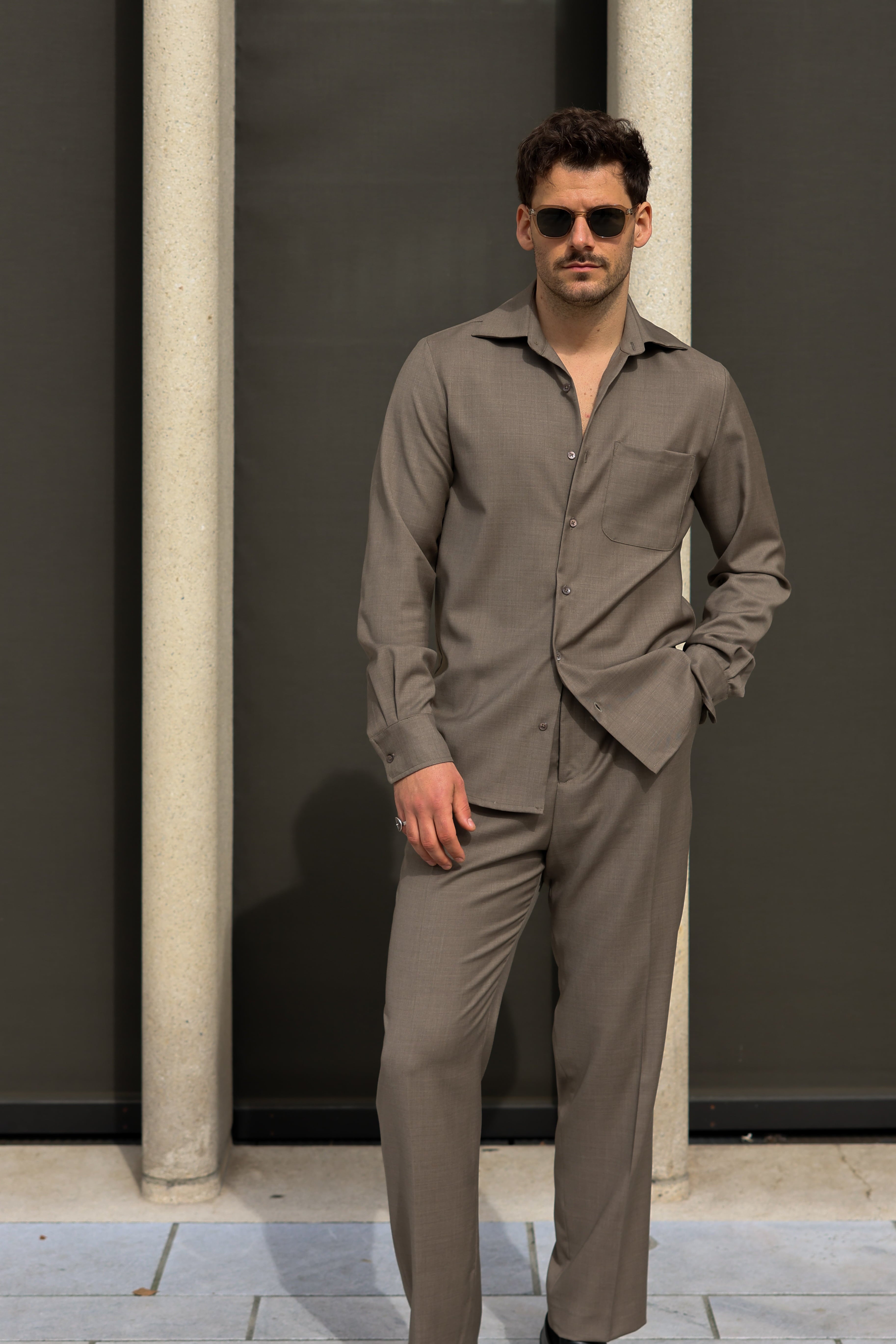 Virgin Wool Shirt x Kevin Lutolf – Olive