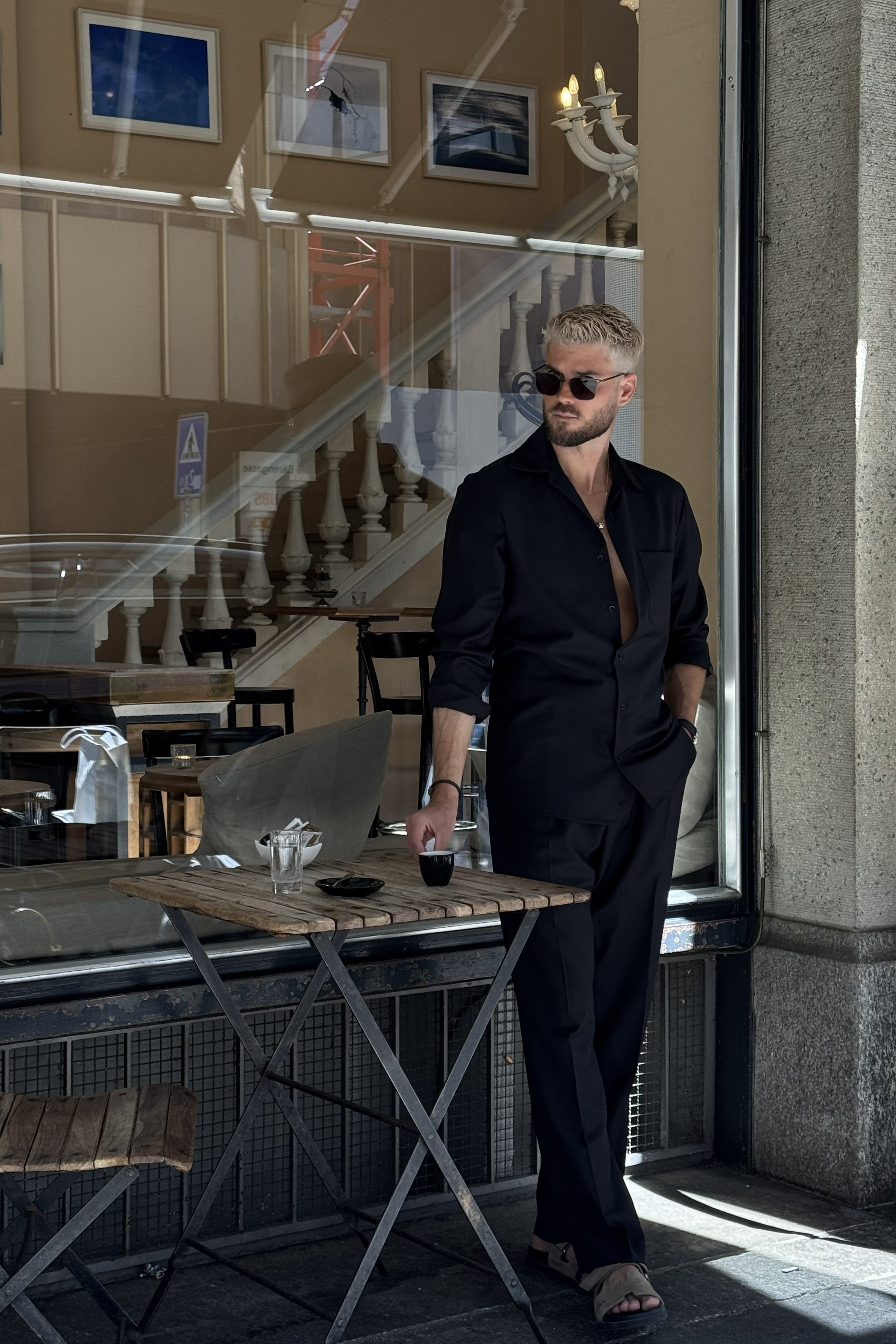 Virgin Wool Shirt x Kevin Lutolf – Black