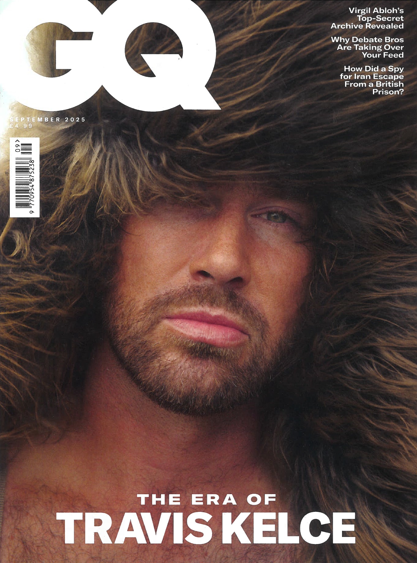 RÆR STUDIOS GQ UK September 2025 Cover Travis Kelce