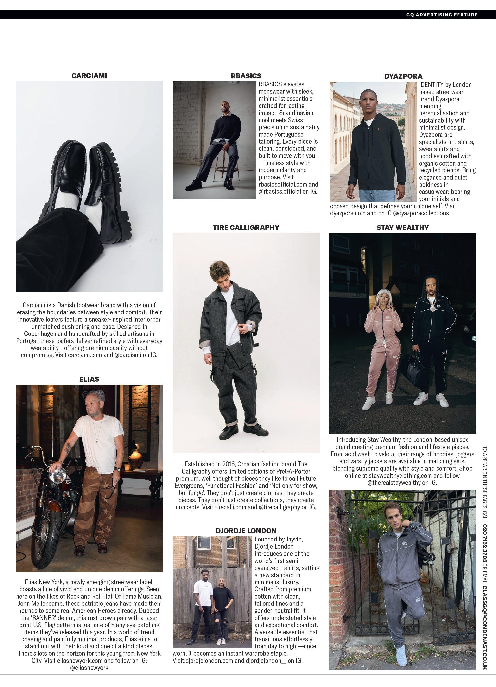 RÆR STUDIOS GQ UK September 2025 Lookbook