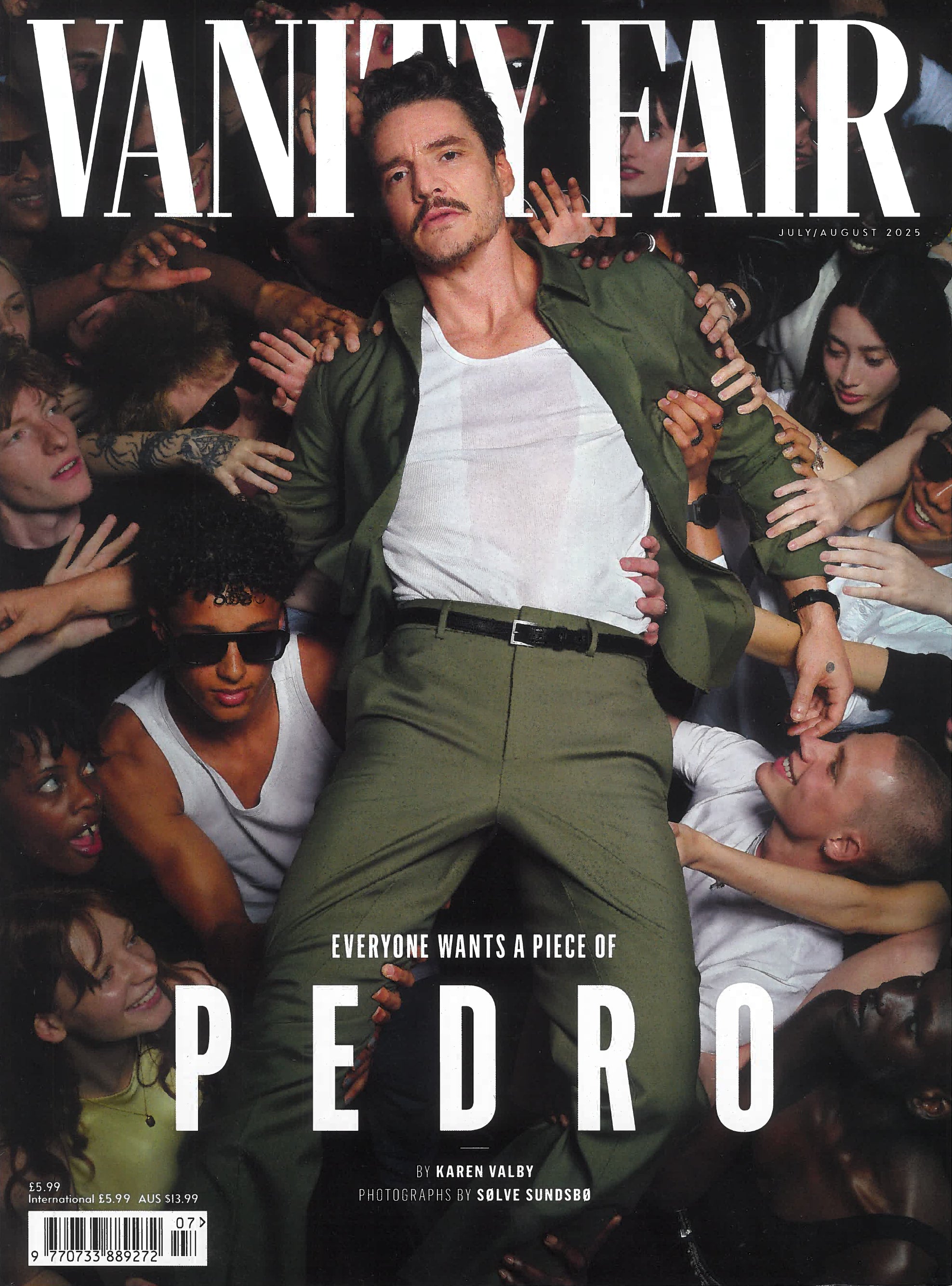 RÆR | RAER Vanity Fair UK July August 2025 Cover Pedro Pascal